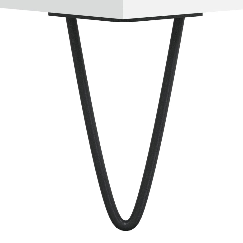 Skostativ Hvid 102x36x60 cm Træmateriale