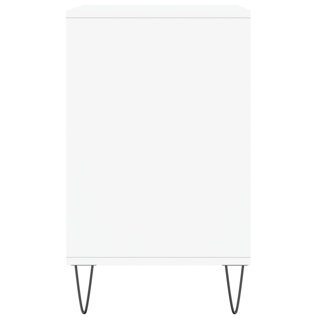 Skostativ højglans hvid 102x36x60 cm træmateriale