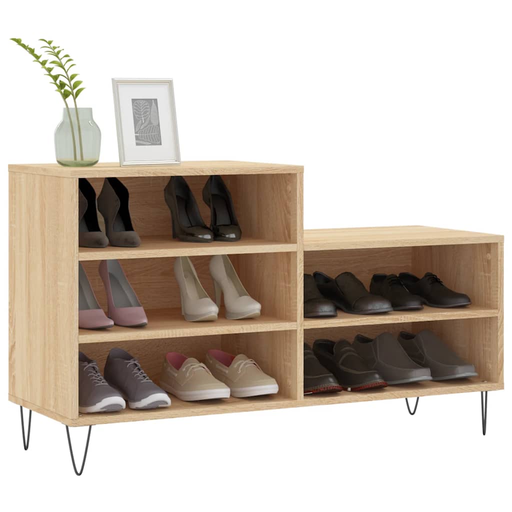 Skostativ Sonoma eg 102x36x60 cm træmateriale