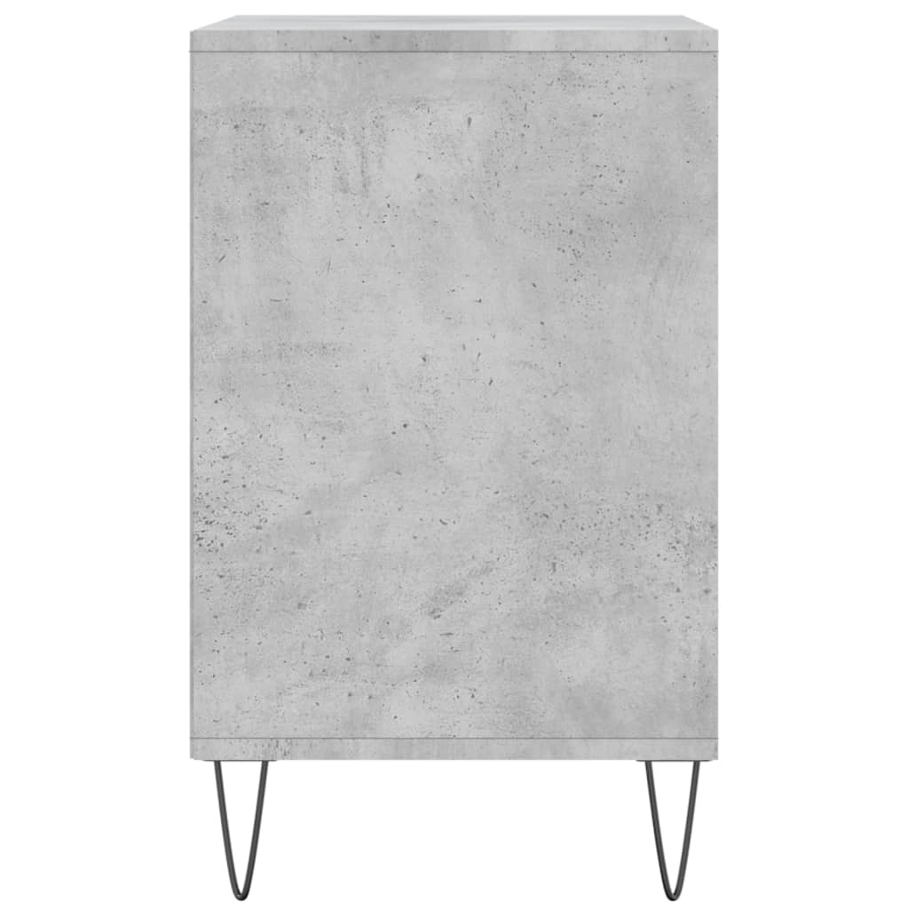 Skostativ betongrå 102x36x60 cm træmateriale