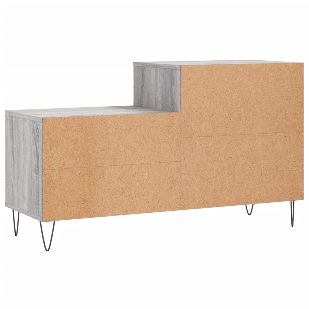 Skostativ Grå Sonoma 102x36x60 cm Træmateriale