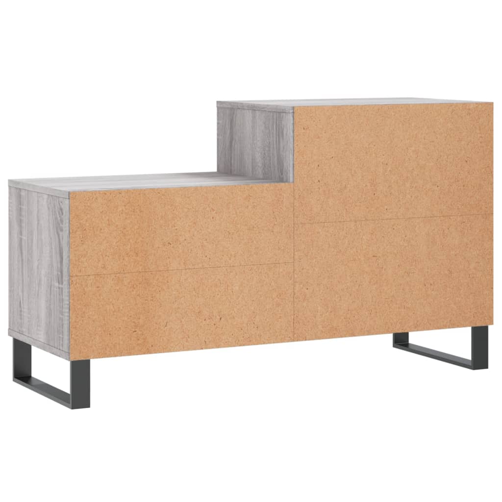 Skostativ Grå Sonoma 102x36x60 cm Træmateriale