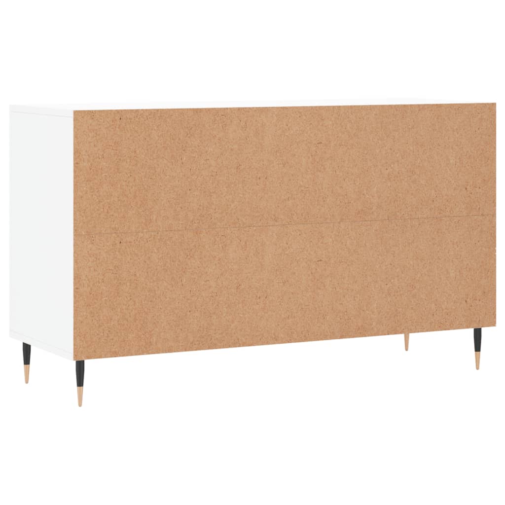 Skostativ Hvid 102x36x60 cm Træmateriale