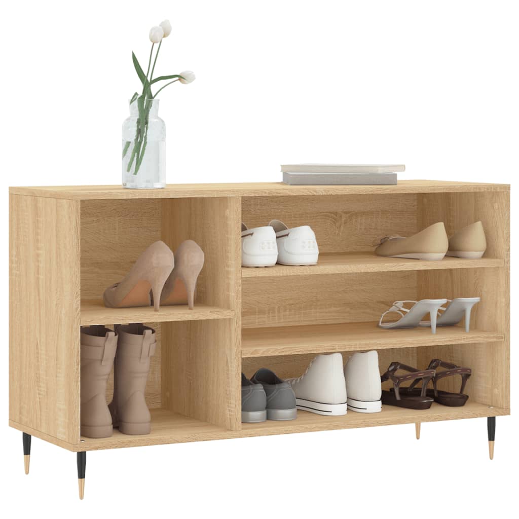 Skostativ Sonoma eg 102x36x60 cm træmateriale
