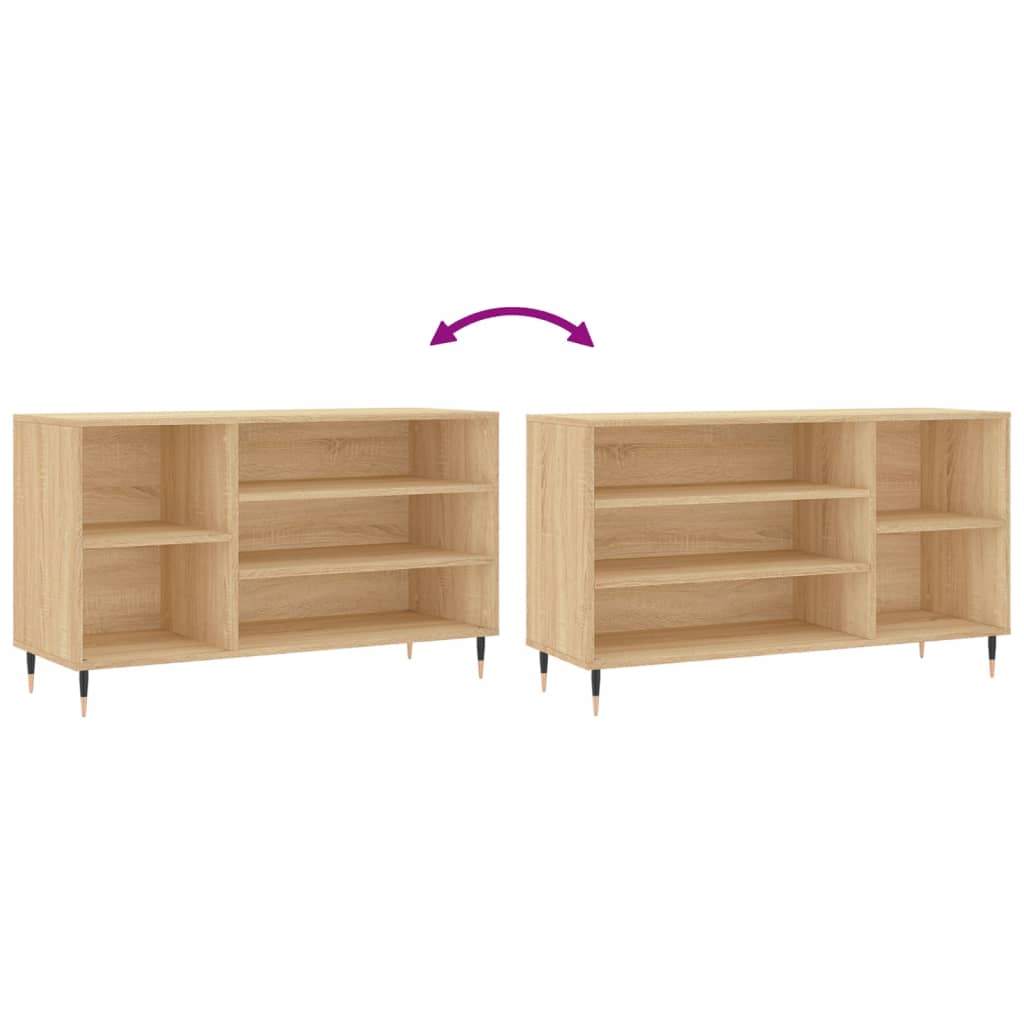 Skostativ Sonoma eg 102x36x60 cm træmateriale