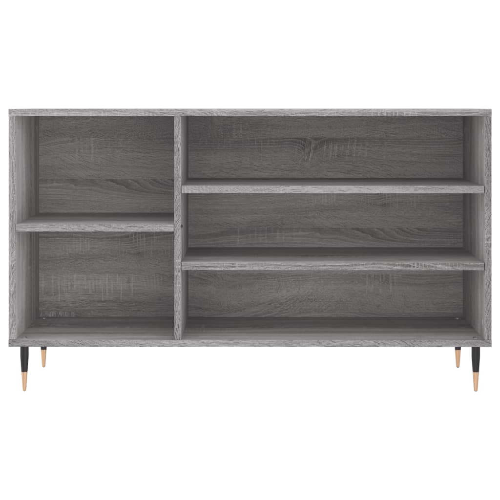 Skostativ Grå Sonoma 102x36x60 cm Træmateriale