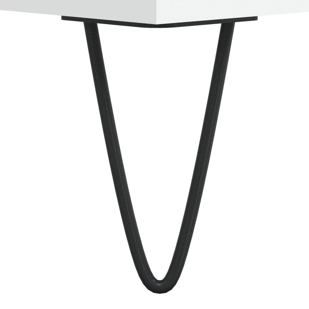 Skostativ Hvid 102x36x60 cm Træmateriale