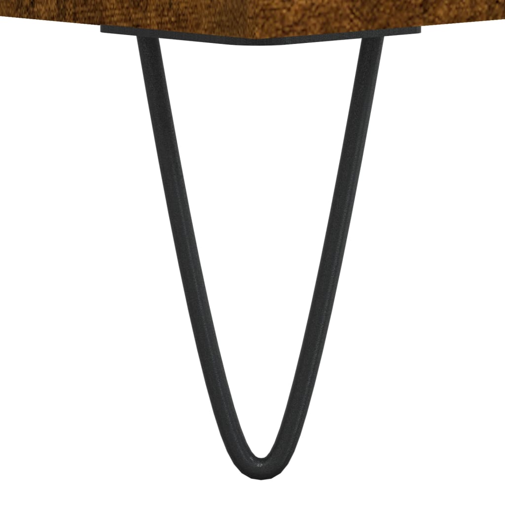 Skostativ røget eg 102x36x60 cm træmateriale