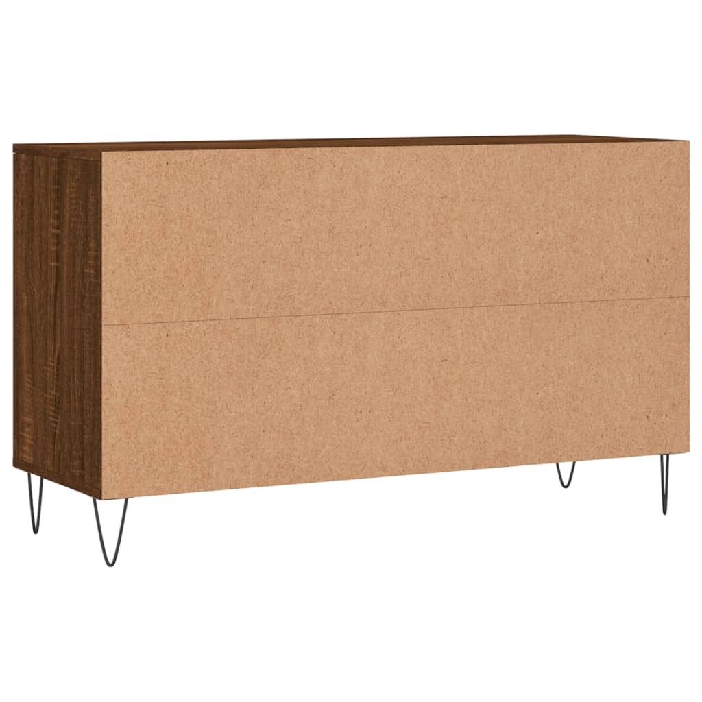 Skostativ Brun Eg Look 102x36x60 cm Træmateriale