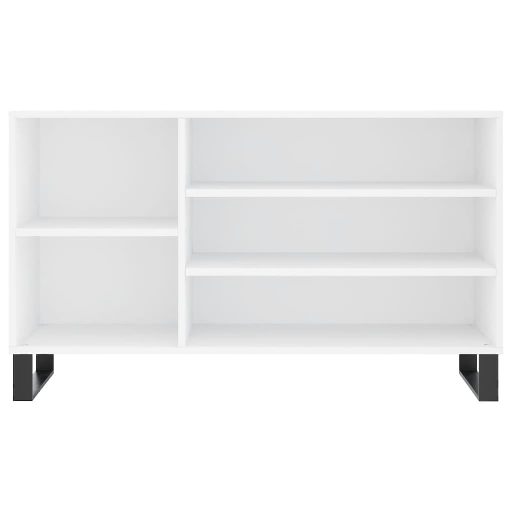 Skostativ Hvid 102x36x60 cm Træmateriale