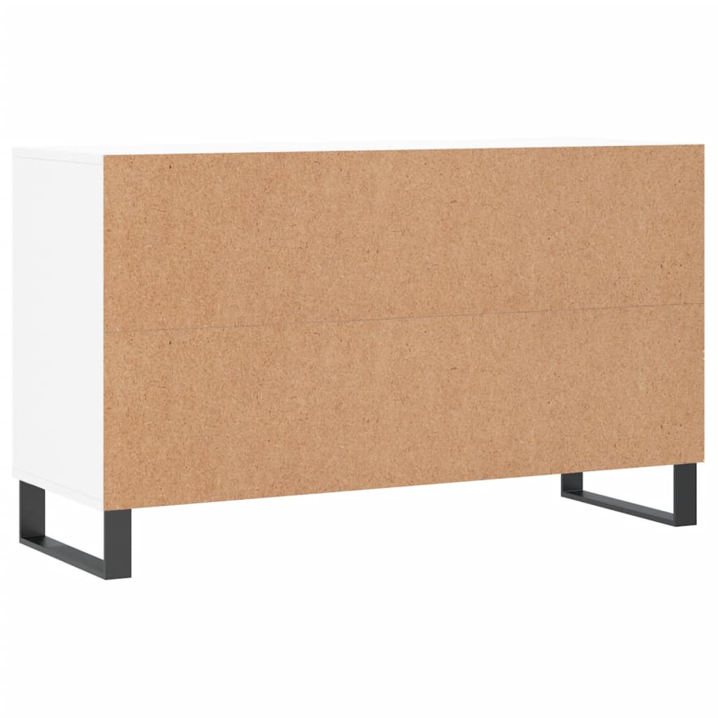 Skostativ Hvid 102x36x60 cm Træmateriale