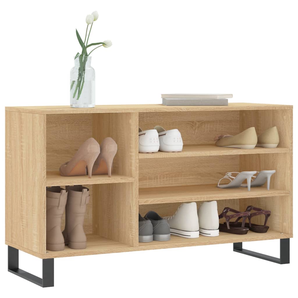 Skostativ Sonoma eg 102x36x60 cm træmateriale