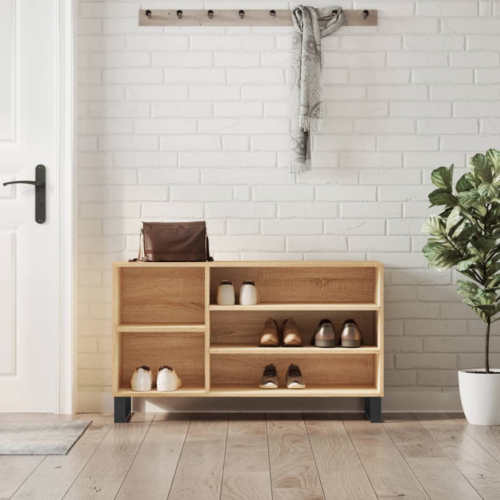 Skostativ Sonoma eg 102x36x60 cm træmateriale