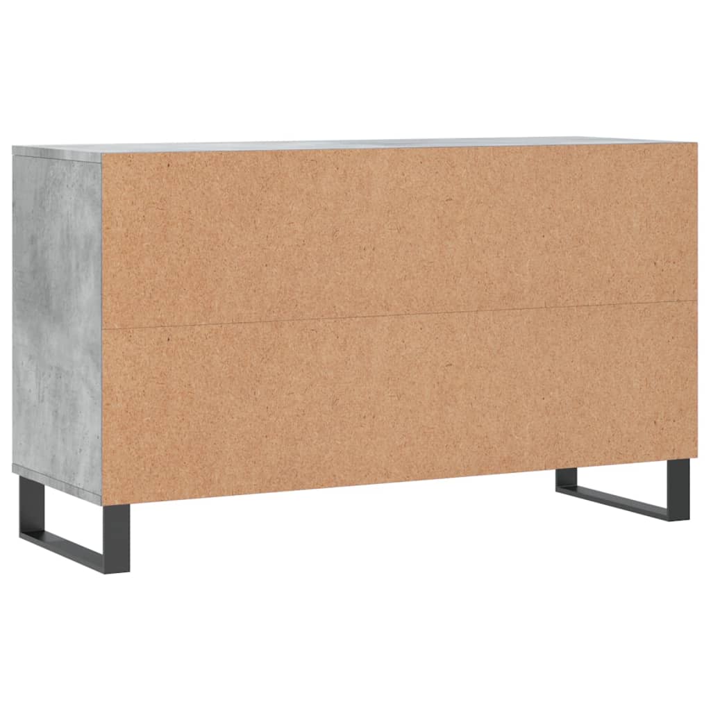 Skostativ betongrå 102x36x60 cm træmateriale