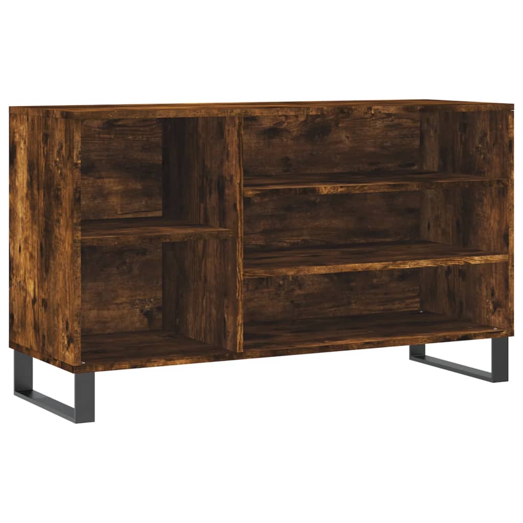 Skostativ røget eg 102x36x60 cm træmateriale