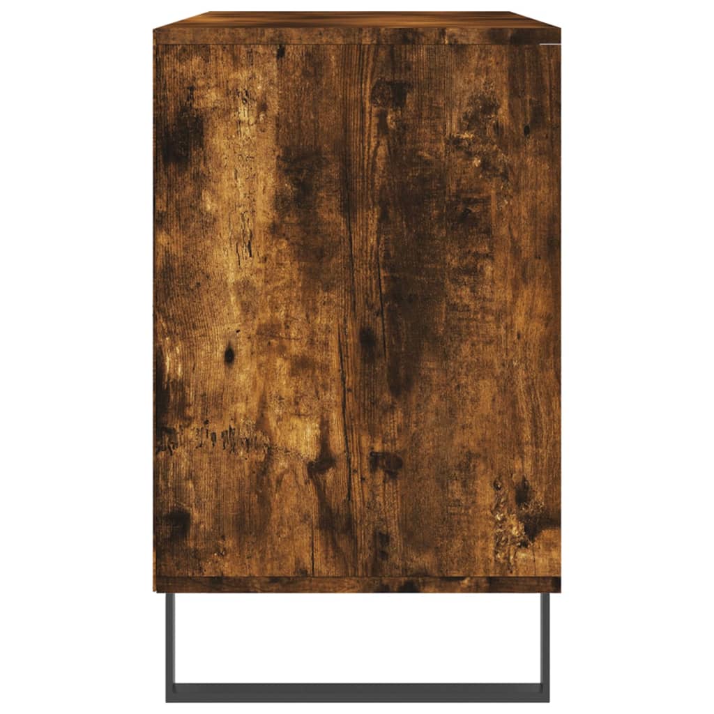 Skostativ røget eg 102x36x60 cm træmateriale