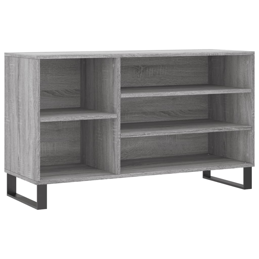 Skostativ Grå Sonoma 102x36x60 cm Træmateriale