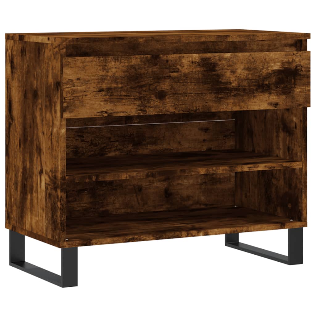 Skostativ røget eg 70x36x60 cm træmateriale