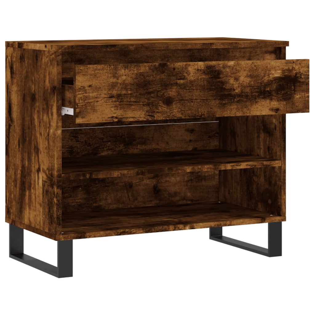 Skostativ røget eg 70x36x60 cm træmateriale