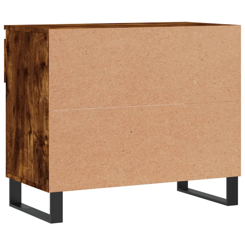 Skostativ røget eg 70x36x60 cm træmateriale