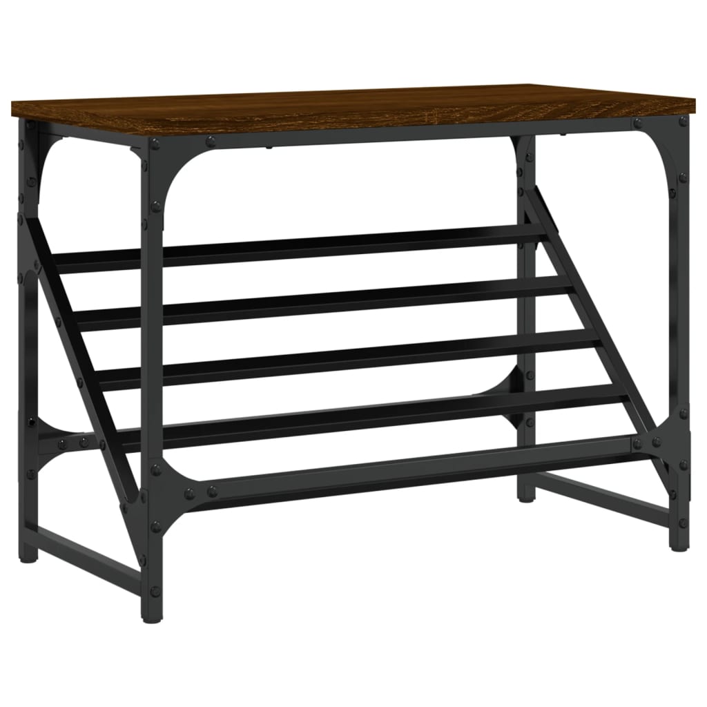 Skostativ Brun Eg Look 60x30x45 cm Træmateriale