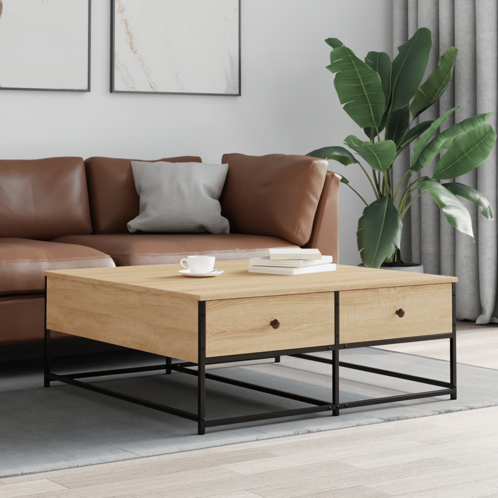 Sofabord Sonoma eg 100x99x40 cm træmateriale