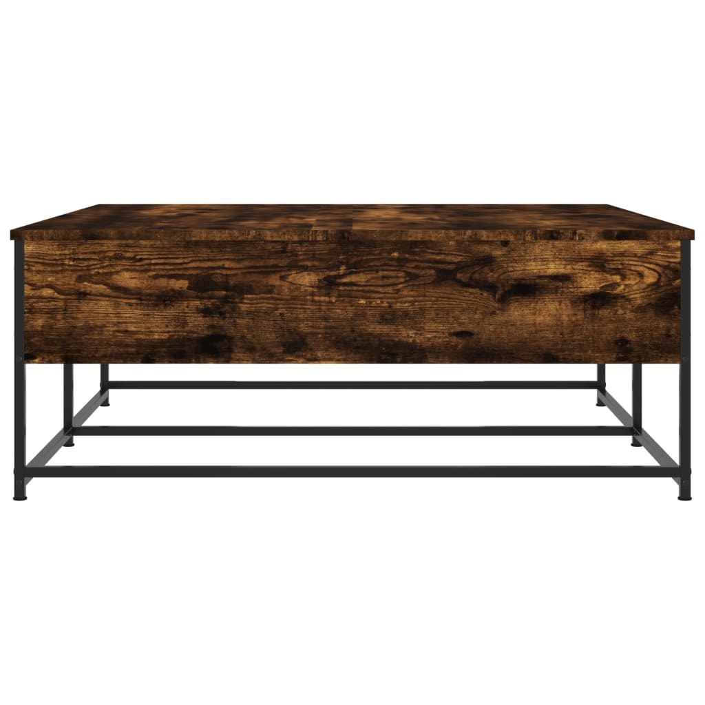 Sofabord røget eg 100x99x40 cm træmateriale