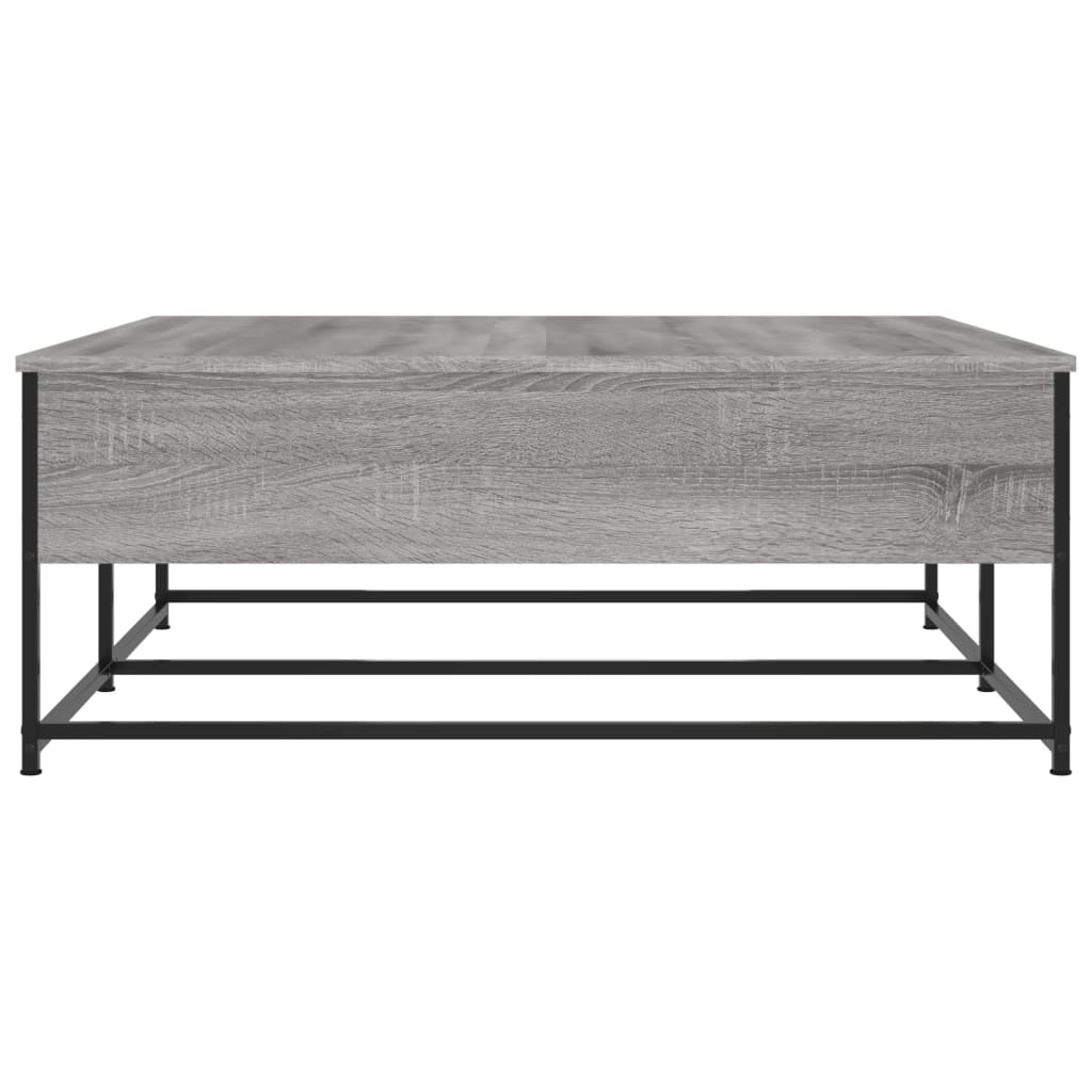 Sofabord Grå Sonoma 100x99x40 cm Træmateriale