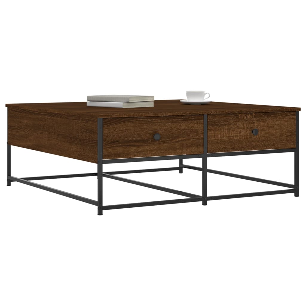 Sofabord Brun Eg Look 100x99x40 cm Træmateriale