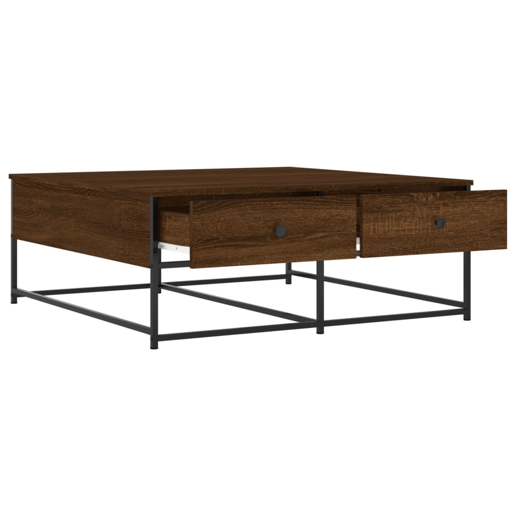 Sofabord Brun Eg Look 100x99x40 cm Træmateriale