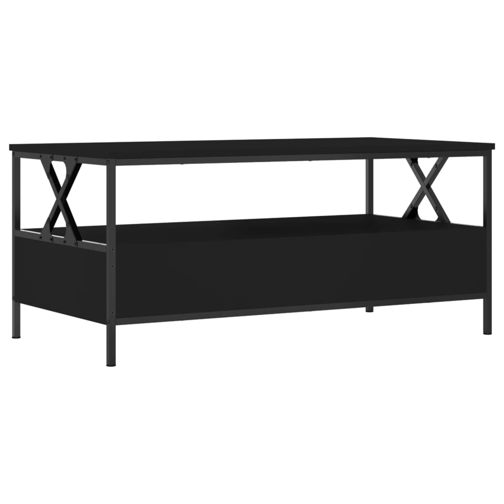 Sofabord Sort 100x51x45 cm Træ Materiale
