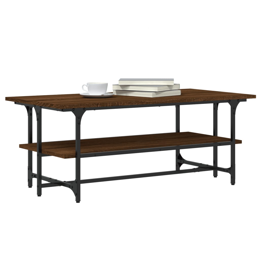 Sofabord Brun Eg Look 100x50x40 cm Træmateriale