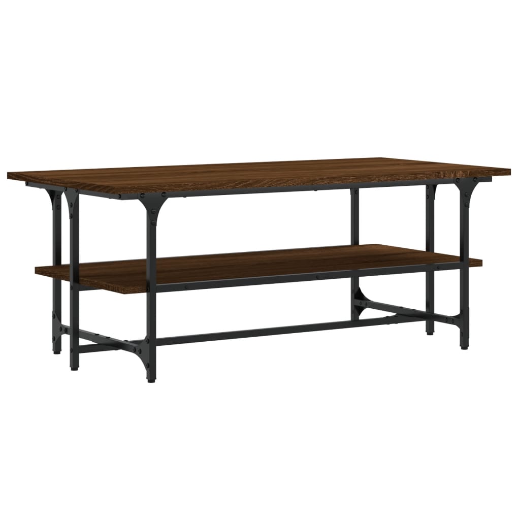 Sofabord Brun Eg Look 100x50x40 cm Træmateriale