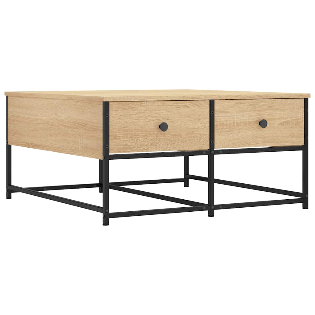 Sofabord Sonoma eg 80x80x40 cm træmateriale