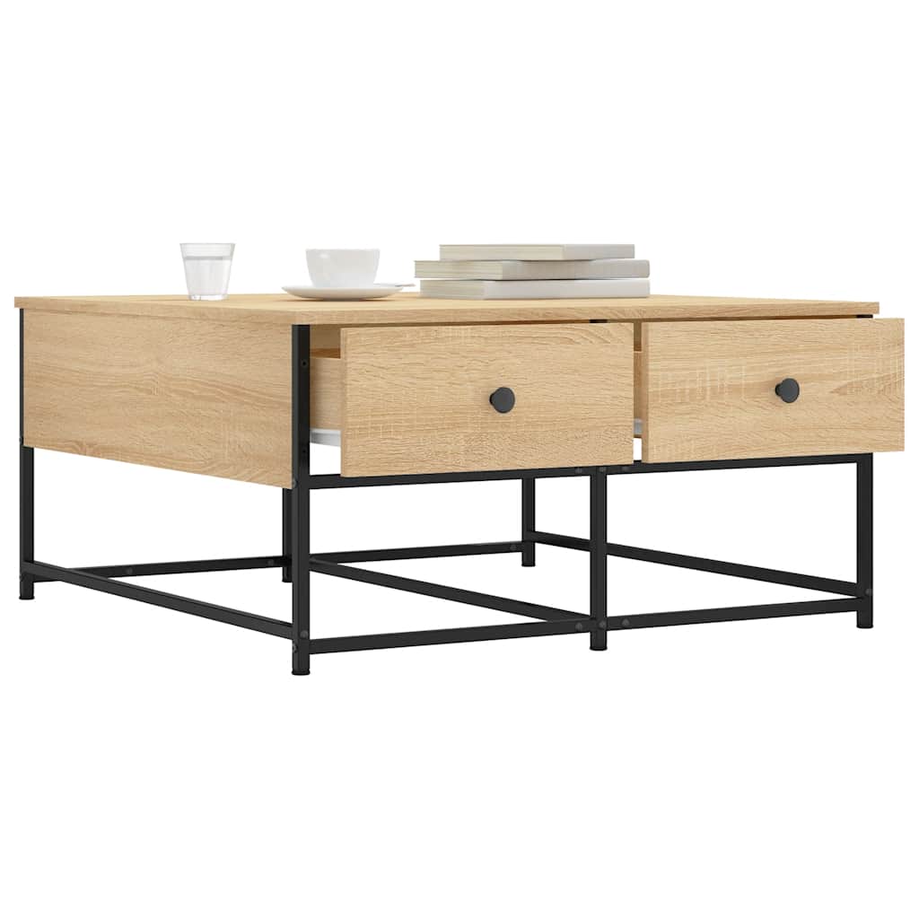 Sofabord Sonoma eg 80x80x40 cm træmateriale