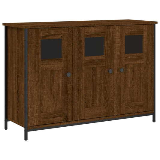 Sideboard Braun Eichen-Optik 100x35x70 cm Holzwerkstoff