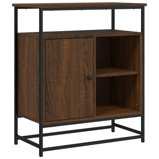 Sideboard Braun Eichen-Optik 69x35x80 cm Holzwerkstoff