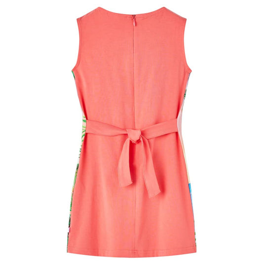 Kinderkleid Korallenrosa 92