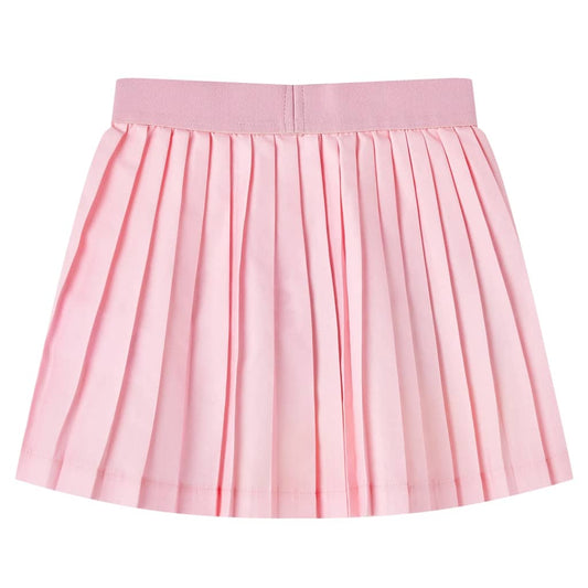 Kinder-Faltenrock Hellrosa 128