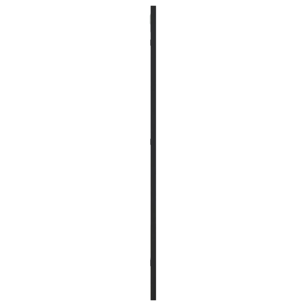 Vægspejl Sort 40x80 cm Rektangulært jern