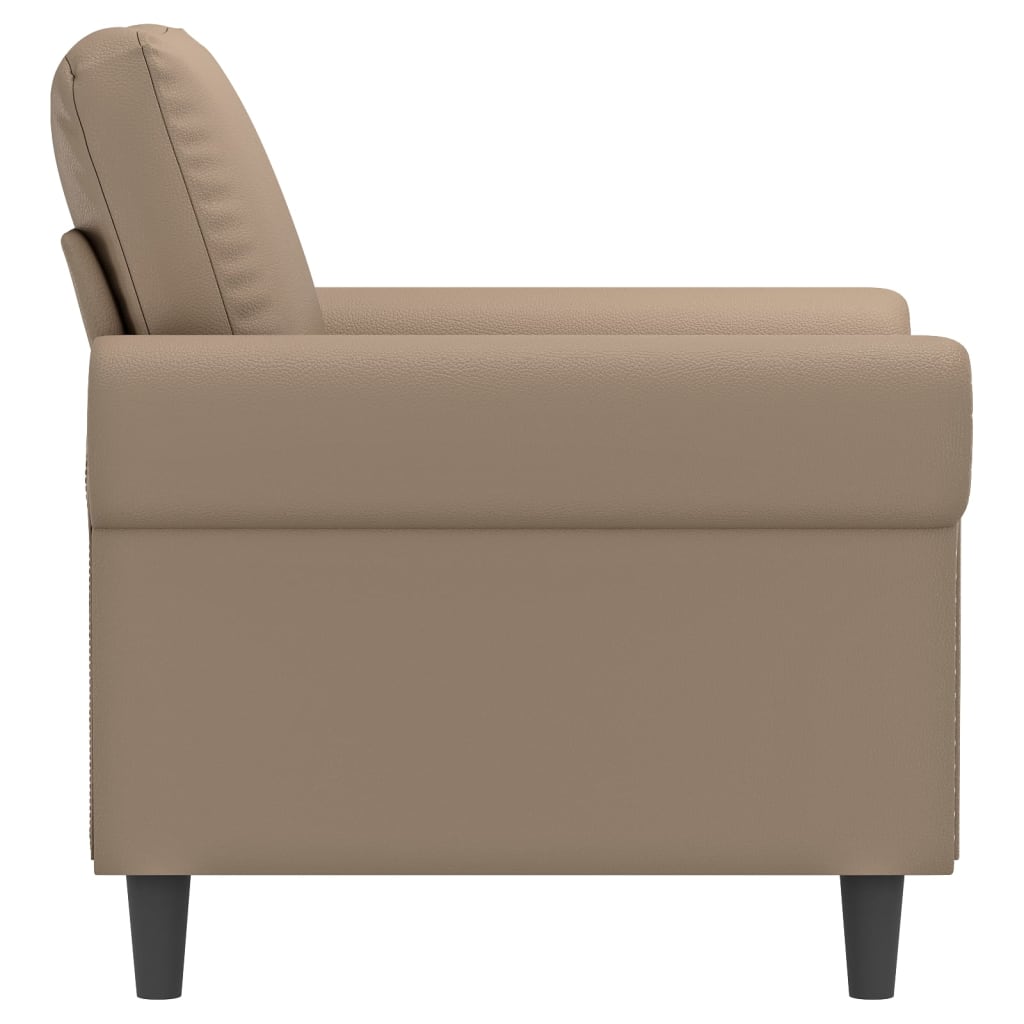 Lænestol Cappuccino-Brun 60 cm Kunstlæder