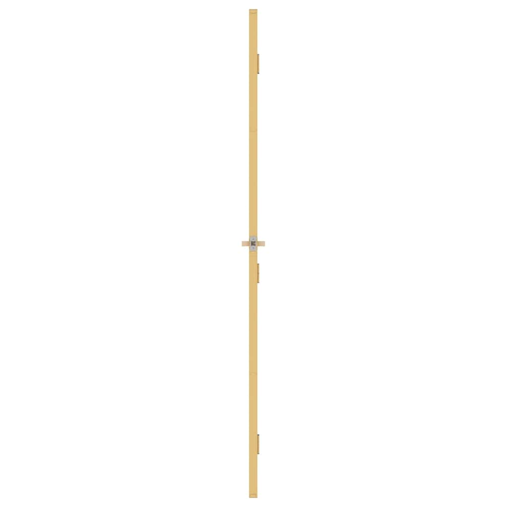 Indvendig dør Slim Gylden 93x201,5 cm hærdet glas og aluminium