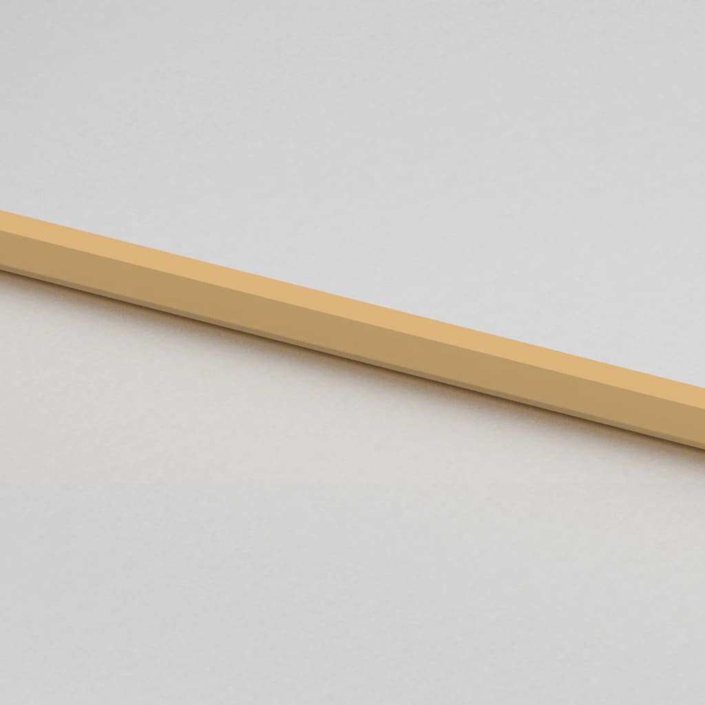 Indvendig dør Slim Golden 102,5x201,5 cm hærdet glas og aluminium