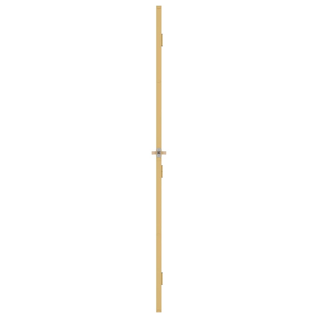 Indvendig dør Slim Gylden 93x201,5 cm hærdet glas og aluminium