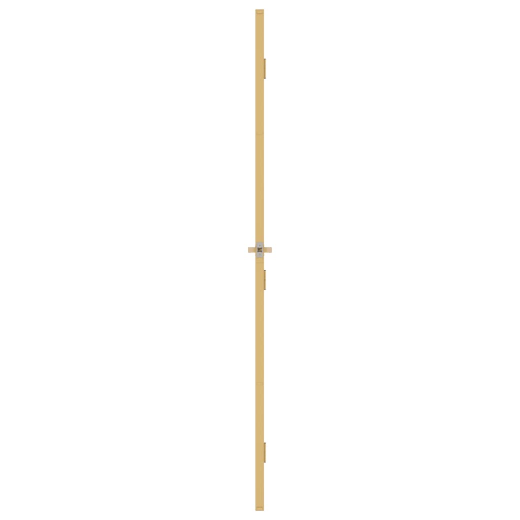 Indvendig dør Slim Golden 102,5x201,5 cm hærdet glas og aluminium