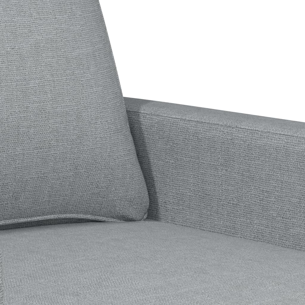 Sofa Lænestol Lysegrå 60 cm Stof