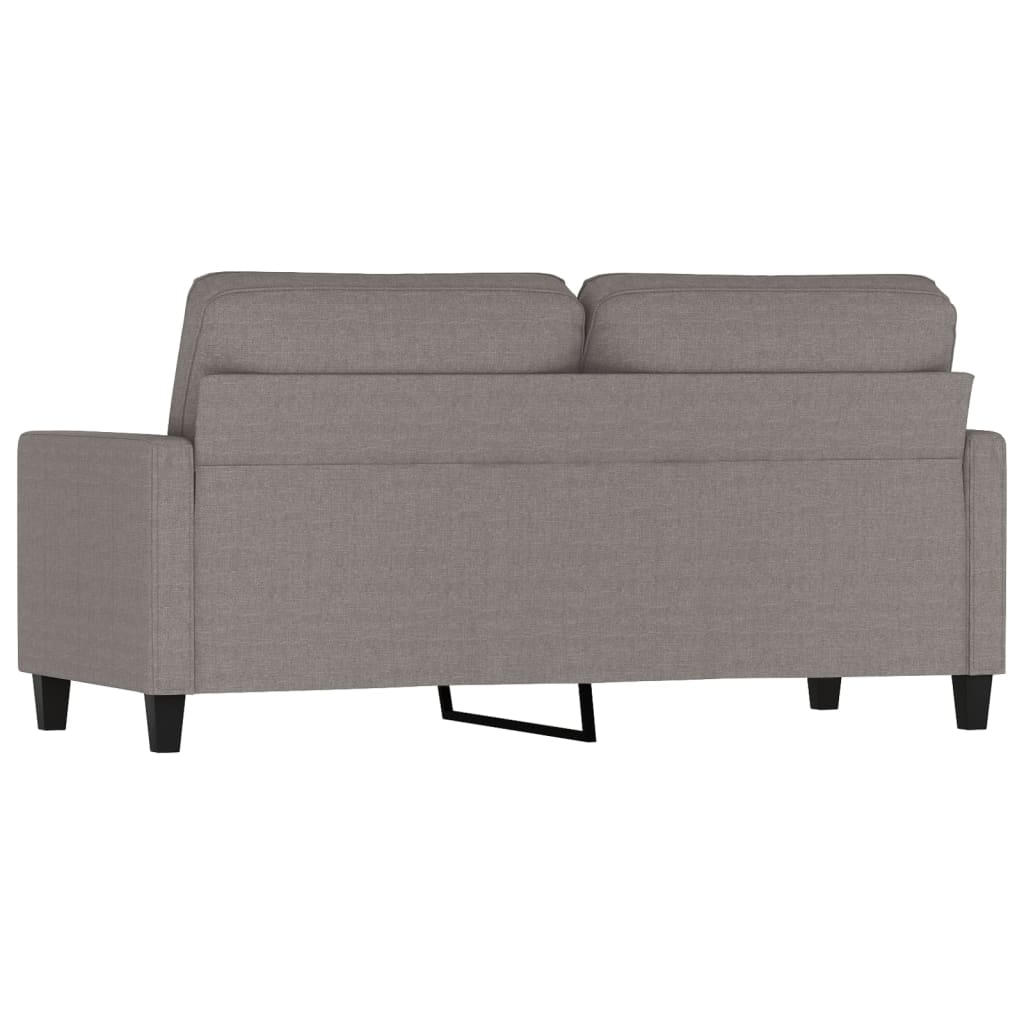 2-personers sofa taupe 140 cm stof