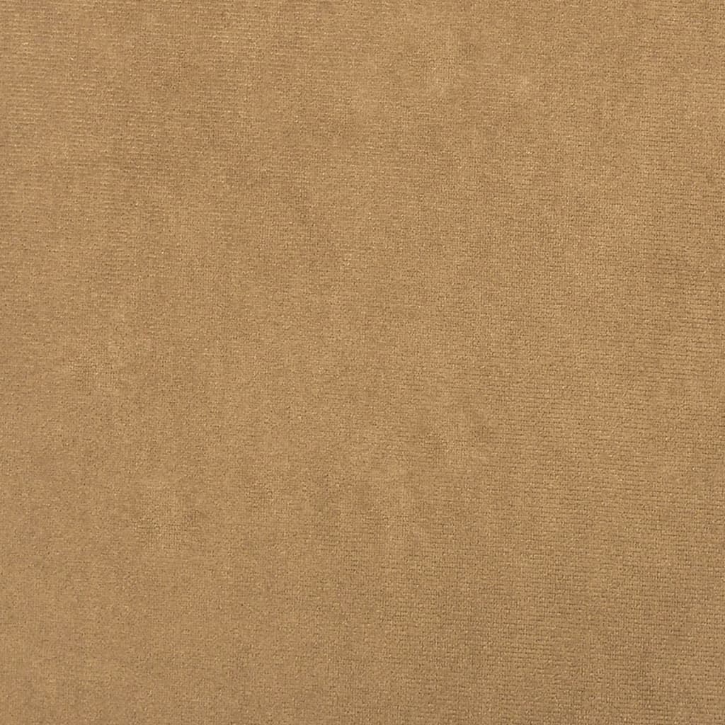 Lænestol Brun 60 cm Fløjl
