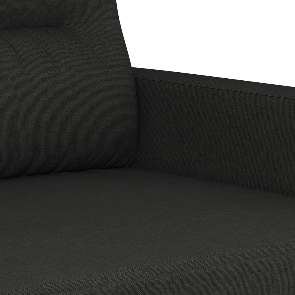 Sofa Lænestol Sort 60 cm Stof