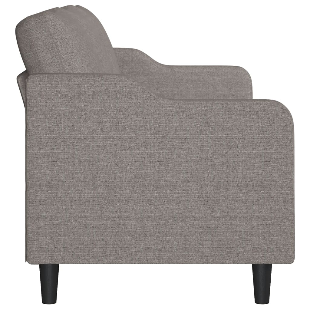 3-personers sofa taupe 180 cm stof